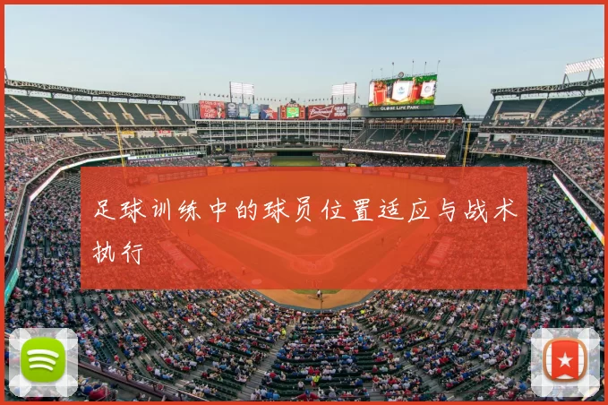 足球训练中的球员位置适应与战术执行