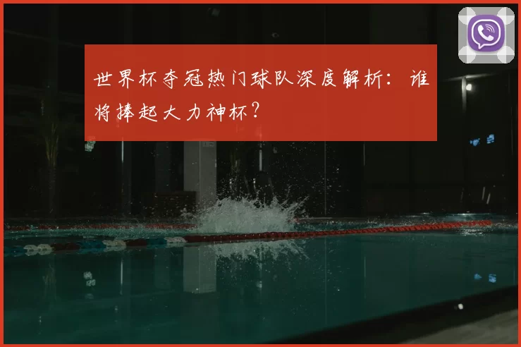 世界杯夺冠热门球队深度解析:谁将捧起大力神杯?